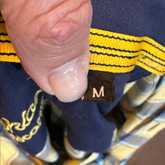 luchiano Visconti colorful plaid button down collared shirt Mens M Cotton Preppy - Picture 8 of 11